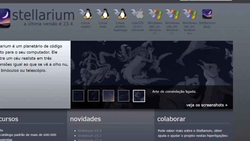Stellarium Introdução e Instalação-4