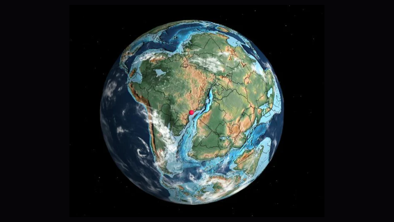 Mapa na internet mostra onde estava  sua cidade há 600 milhões de anos