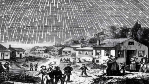 A Grande Tempestade de Meteoros Leônidas de 1833