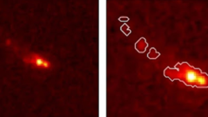 A maior galáxia conhecida do início do Universo